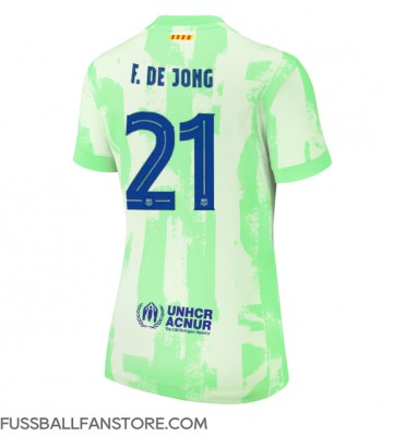 Barcelona Frenkie de Jong #21 Replik 3rd trikot Damen 2024-25 Kurzarm